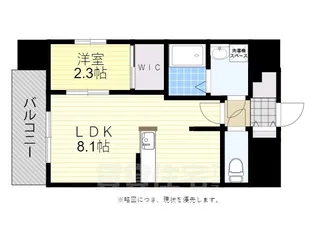 ALLEM吉塚【7階】の間取り