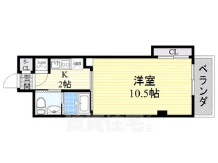 大阪府堺市堺区出島海岸通1丁【マンション】の間取り