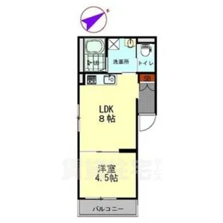 アズベル南川町【3階】の間取り