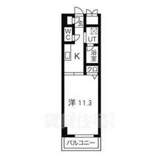 愛知県名古屋市中村区則武1丁目【マンション】の間取り