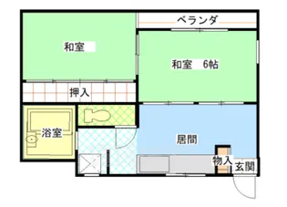 セレコート東灘【2階】の間取り