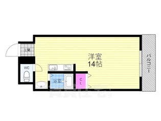コムデザンファン【4階】の間取り