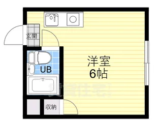 サンフラワー長吉出戸【2階】の間取り
