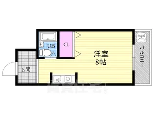 1Kの間取り画像