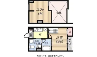 兵庫県神戸市長田区真野町【アパート】の間取り