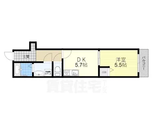 大阪府豊中市曽根南町1丁目【アパート】の間取り