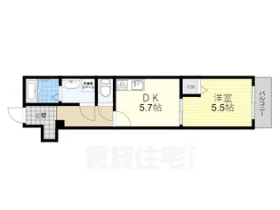 大阪府豊中市曽根南町1丁目【アパート】の間取り