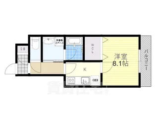 ステラウッド南恵我之荘【1階】の間取り