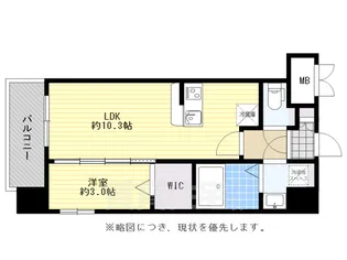 グランフォーレ博多駅プレミア【11階】の間取り
