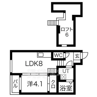Belle Plume【2階】の間取り