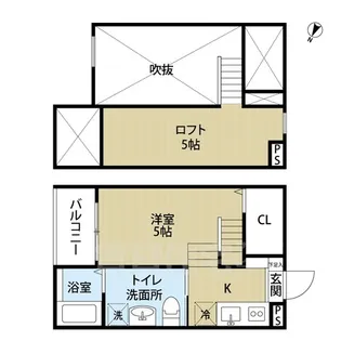 Rich hill 北頭(リッチヒル)【2階】の間取り