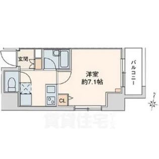 RIDGE堀田【8階】の間取り