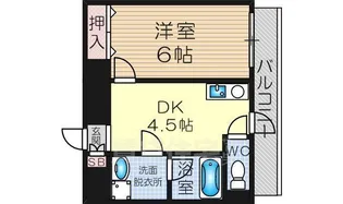 ヴァンスタージュ姫里【7階】の間取り
