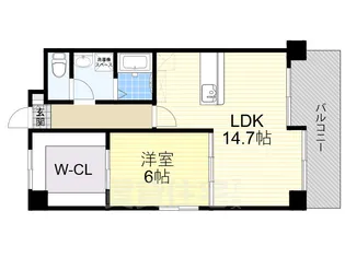 サンハイツ木多【1階】の間取り
