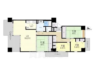 マインズ・コム神崎川【5階】の間取り