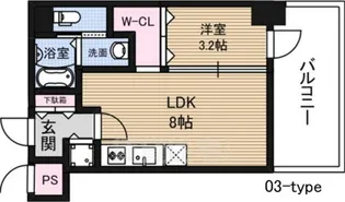 LEON新大阪【8階】の間取り