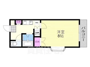 フローレンス三津屋【301号室】の間取り