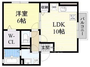 ミュリール【2階】の間取り