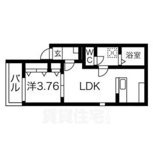グランフェリオ【3階】の間取り