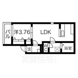 グランフェリオ【3階】の間取り