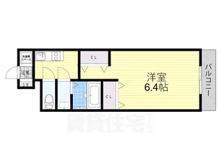 ブランTAT尼崎七松町I【8階】の間取り