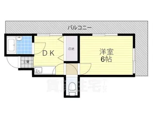 大阪府箕面市萱野3丁目【マンション】の間取り