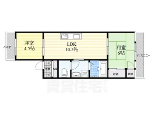 シグナスハイツA【2階】の間取り