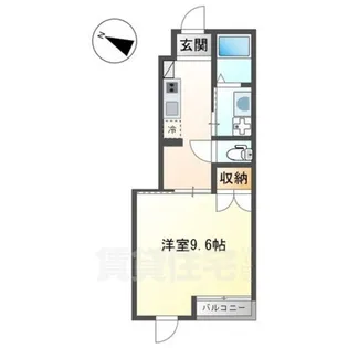 アジャート【1階】の間取り