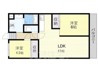 プランドール【4階】の間取り
