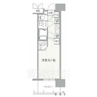 パルティール千種アネックス【7階】の間取り