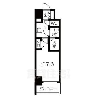 エスリード葵桜通り【8階】の間取り