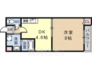 ステラウッド清州【2階】の間取り