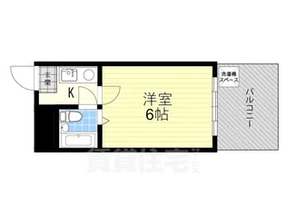 香里さくらハイツ3【5階】の間取り