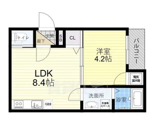F asecia heulan【3階】の間取り