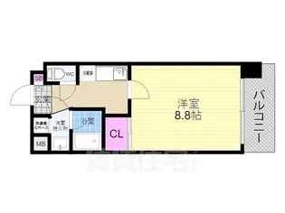 プラネシア星の子京都御所【7階】の間取り