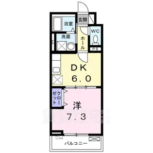 ベルウエスト【2階】の間取り