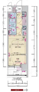プレサンスTHE KYOTO 東福寺 WEST【3階】の間取り