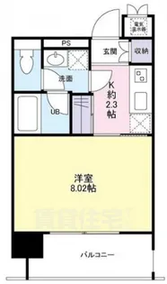 レジデンスシノ【9階】の間取り