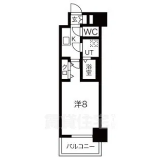エスリード金山クラッシィ【14階】の間取り