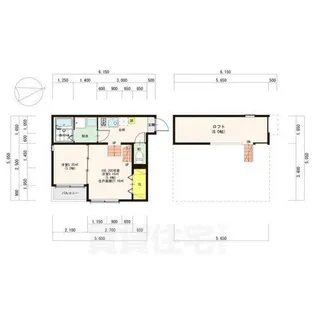 ハーモニーテラスイズモ【2階】の間取り