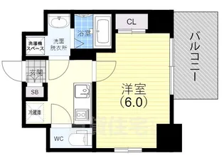 エスリード神戸ハーバークロス【12階】の間取り