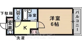 ハートフル藤井寺【4階】の間取り