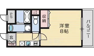 G・F四条烏丸【4階】の間取り