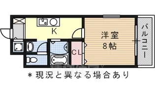 1Kの間取り画像