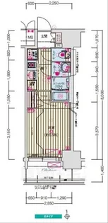プレサンスTHE新栄【13階】の間取り