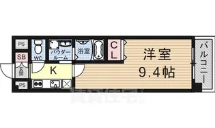 ブエナビスタ南草津【4階】の間取り
