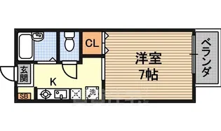 カーサトレディーチ【2階】の間取り