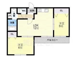ステラウッド伊賀【2階】の間取り