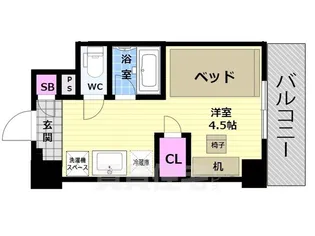 1Rの間取り画像