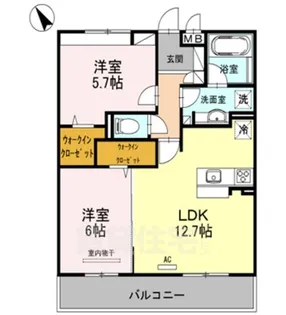 マジェスティ サザン1【3階】の間取り